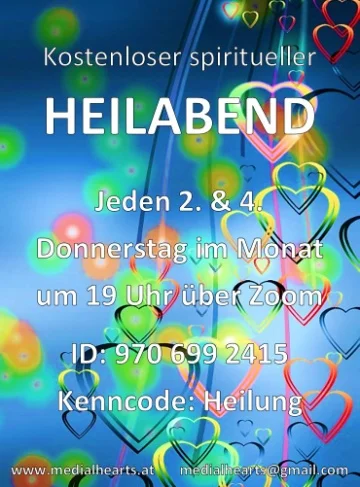 Heilabend jeden 2. & 4. Donnerstag im Monat